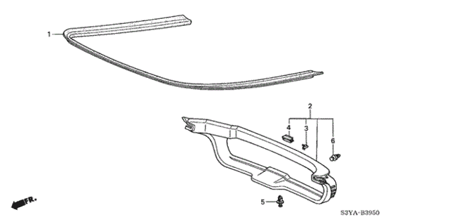 Tailgate Lining for 2005 Honda Insight #0