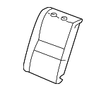 82122SVAA21 - Body: Seat Back Pad for Honda: Civic Image
