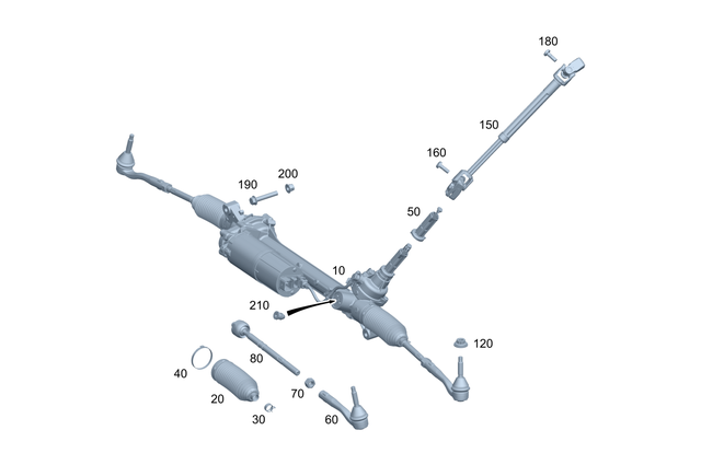 1674607201 - Steering: Steering Gear for Mercedes-Benz: GLE350, GLE450, GLE450e, GLE53 AMG, GLE580, GLE63 AMG S, GLS450, GLS580, GLS63 AMG, Maybach GLS600 Image image