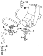 61671378618 - : Hose Connector for BMW: 735i, 735iL, 740i, 740iL, 750iL Image