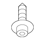 N91190002 - Body: Sound Absorber Bolt for Audi: A7 Sportback, e-tron GT, e-tron Quattro, e-tron S, e-tron S Sportback, e-tron Sportback, Q8 e-tron, Q8 e-tron Sportback, RS7 Sportback, S7 Sportback, SQ8 e-tron, SQ8 e-tron Sportback, TT Quattro, TT RS Quattro, TTS Quattro Image