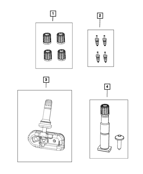 Tire Monitoring System for 2017 Fiat 500 #0
