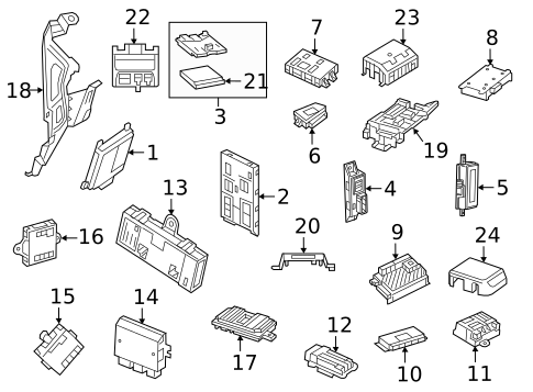 Fuel System Components for 2016 Mercedes-Benz GLE 450 AMG&reg; #3