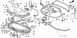 32156SL0000 - Body/Air Conditioning: SUB-WIRE, SUNROOF SWITCH for Acura Image