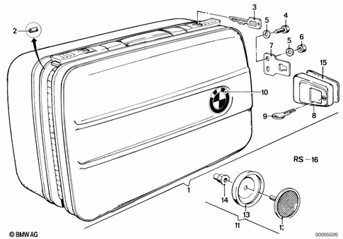 Luggage System for 1984 BMW-Motorrad R 80 ST #2