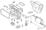 2018301162 - Heating and Ventilation: Heater Housing for Mercedes-Benz Image