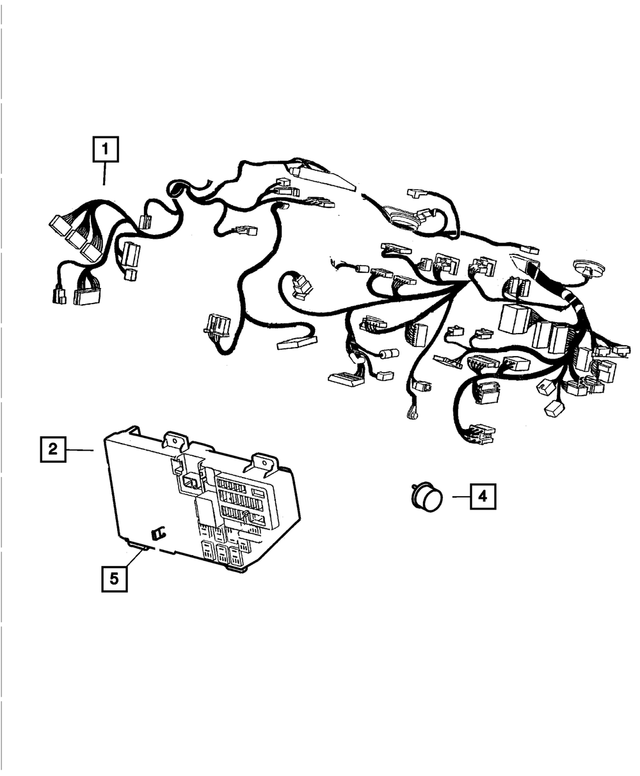 4759923AB - Electrical: Instrument Panel Wiring for Mopar Image image