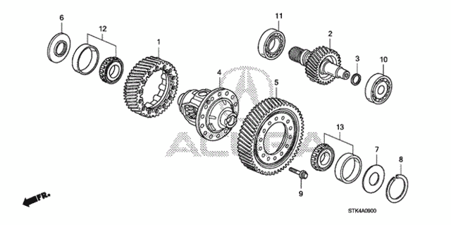 AT Differential for 2012 Acura RDX #0