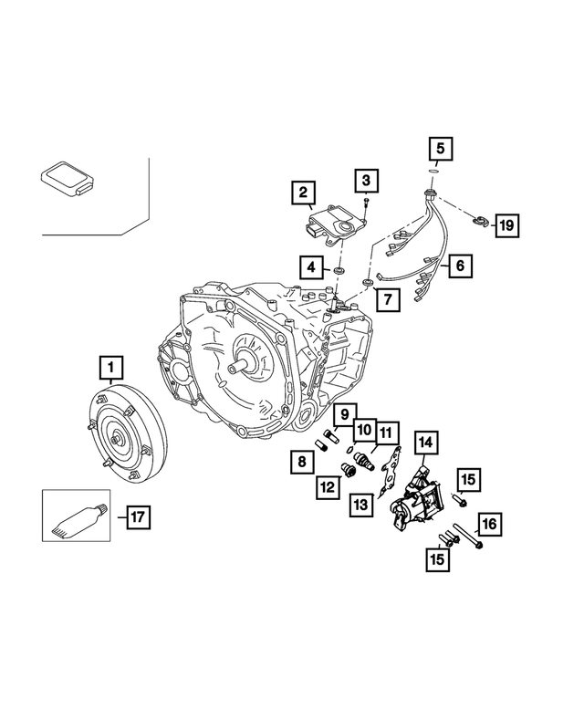 68445036AA - : Transmission Control Module for Mopar Image