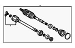 4341006A20 - Suspension: Axle Assembly for Toyota: Avalon, Camry Image