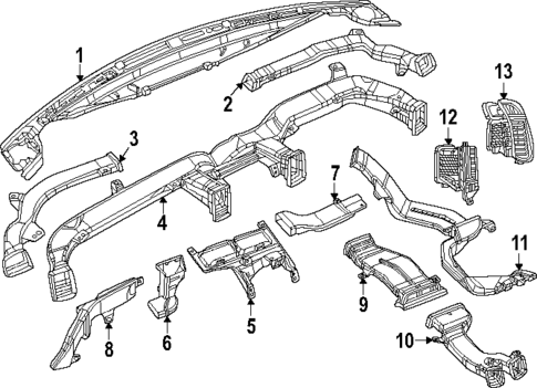 Ducts for 2025 Ram 1500 #0