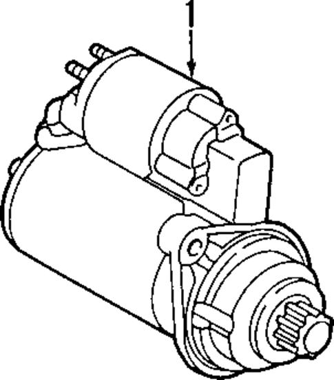 Starter for 2003 Porsche Boxster #1