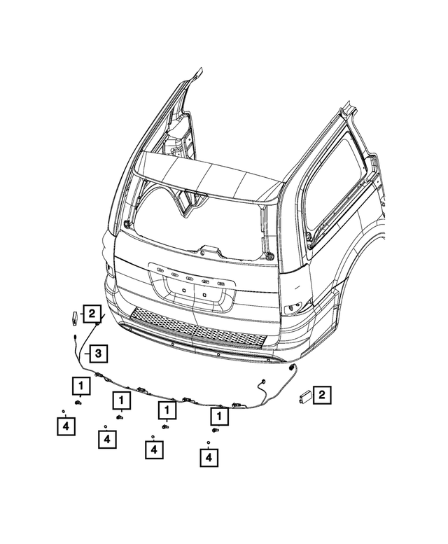 5113114AE - Electrical: Rear Fascia Wiring for Mopar Image
