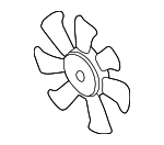 FS1G15140 - Cooling System: Fan Blade for Mazda: 6, 626 Image