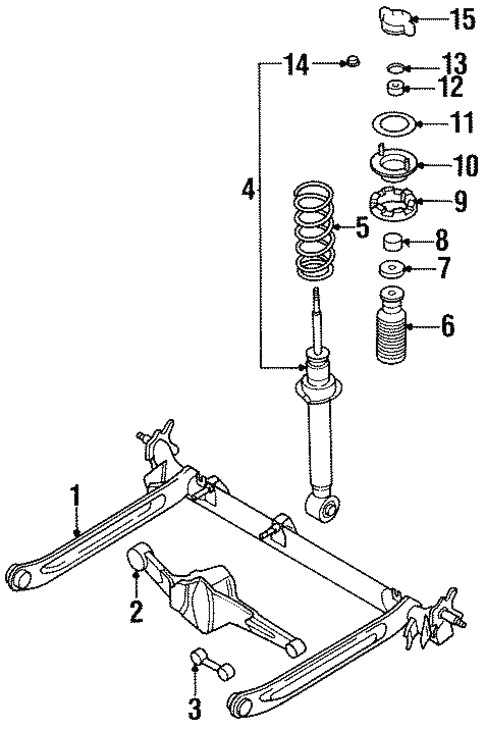 Rear Suspension for 1997 Infiniti I30 | OEM Parts Online
