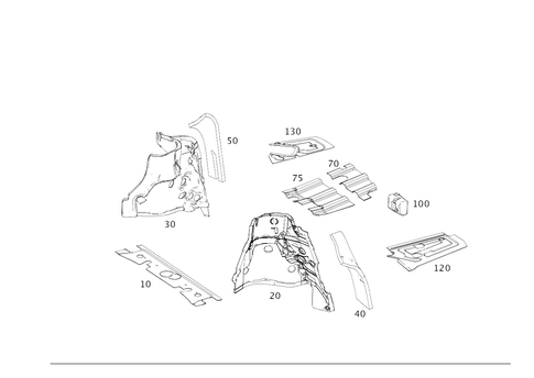 Insulation in Luggage Compartment and Rear End Pillar for 2020 Mercedes-Benz S63 AMG #0