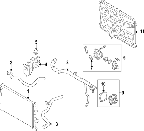 Cooling System for 2015 Volvo XC60 #0
