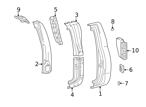 Side Panel for 2003 Toyota Tundra #1