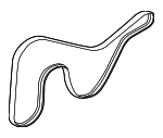 1340A004 - Cooling System: Serpentine Belt for Mitsubishi Image