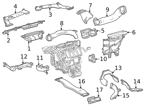 Ducts for 2024 Subaru Solterra #0
