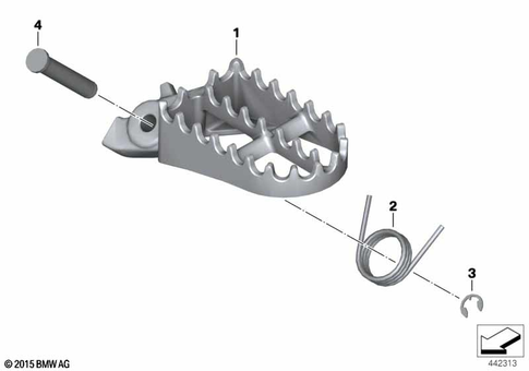 Footrests for 2009 BMW-Motorrad R 1200 GS Adventure #1
