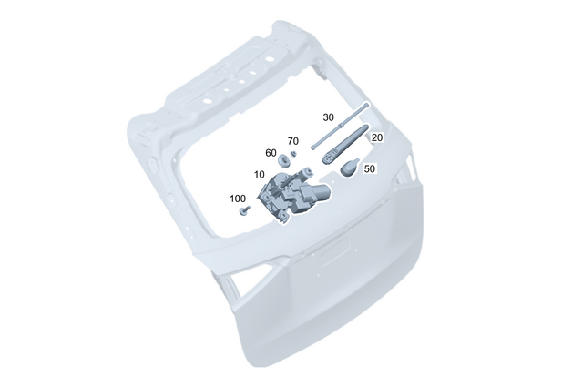 9980200 - Electrical System: Fastening Grommet for Mercedes-Benz: GLS450, GLS580, GLS63 AMG, Maybach GLS600 Image image