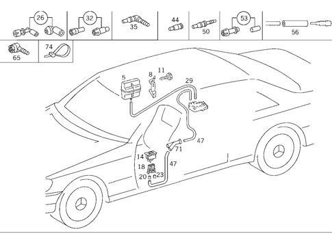 Lumbar Vertebra Support and Multicontour Backrest for 1984 Mercedes-Benz 500SEC #0