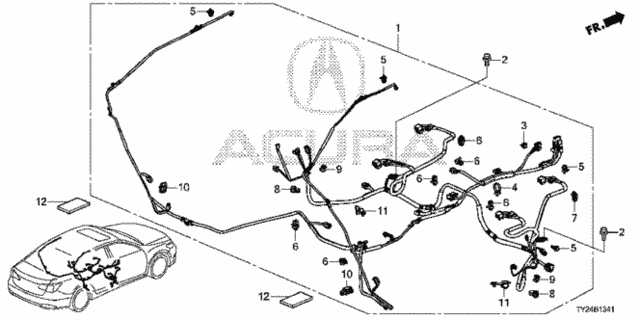SRS Unit (2) for 2017 Acura RLX #0