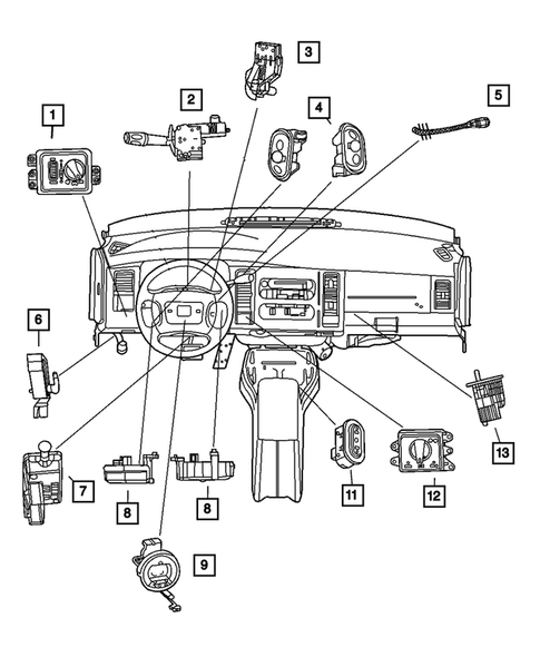 Switches for 2005 Dodge Dakota #0