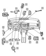 56045112AE - Electrical: Ignition Switch for Mopar Image