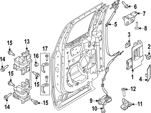 Lock & Hardware for 2025 Ford F-350 Super Duty #2
