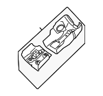 8065A079XA - Steering: Lower Column Cover for Mitsubishi Image