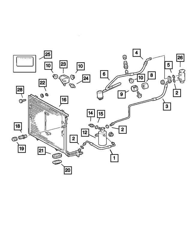 5096952AA - Air Conditioning &amp; Heater: Clamp Clamp for Mopar Image