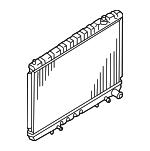214604W017 - : Radiator for INFINITI: QX4 Image