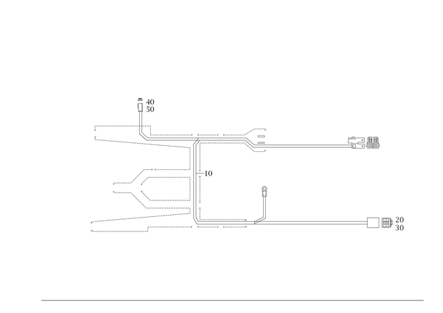 2205401632 - Electrical System: Electric Line for Mercedes-Benz Image image