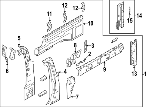 Inner Structure for 2025 Ford Maverick #0