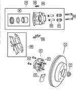 4779133AC - : Brake Rotor for Mopar Image