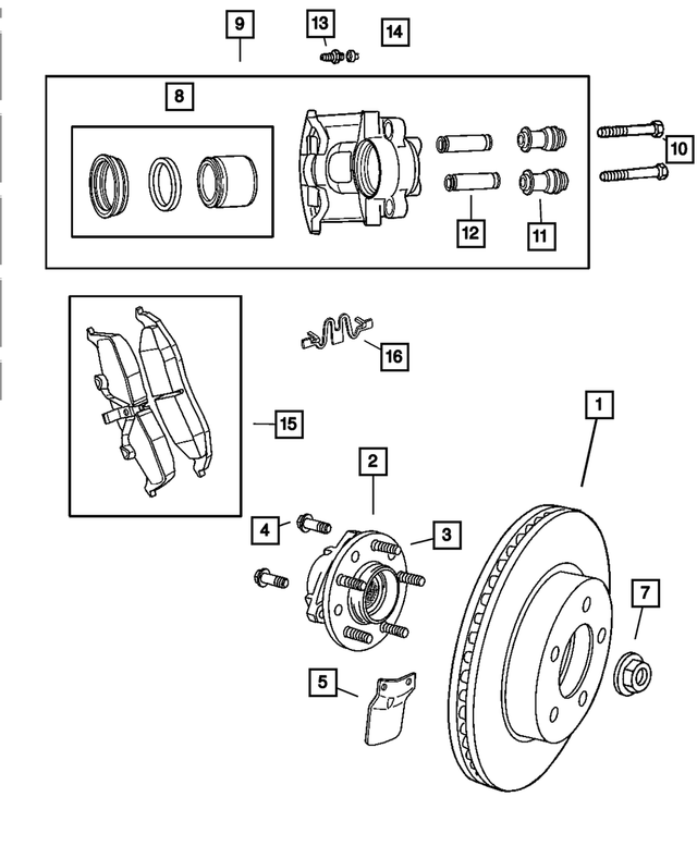 4779133AC - : Brake Rotor for Mopar Image