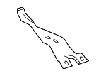 1KM819806 - Body: Lower Duct for Volkswagen: Beetle, Eos, Golf, Golf R, GTI, Jetta, Passat, R32, Rabbit Image