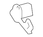 1K0971939C - Body: Air Quality Sens Bracket for Volkswagen: Beetle, CC, Eos, Golf, Golf R, GTI, Jetta, Passat, Tiguan, Tiguan Limited Image