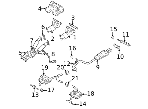 Exhaust Manifold for 2009 Volvo S80 #0