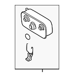 17227505826 - Cooling System: Oil Cooler for BMW: 323Ci, 323i, 325Ci, 325i, 325xi, 328Ci, 328i, 330Ci, 330i, 330xi, M3, X3, Z4 Image