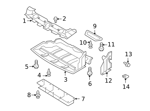 Splash Shields for 2017 Nissan 370Z #0