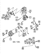 4792262AC - : Alternator To Cylinder Head Strut for Mopar Image