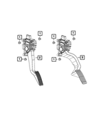 6510435AA - Fuel: 6 Lobed Screw, Mounting for Mopar Image image