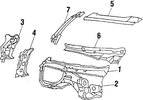 Cowl for 1986 Pontiac Bonneville #0