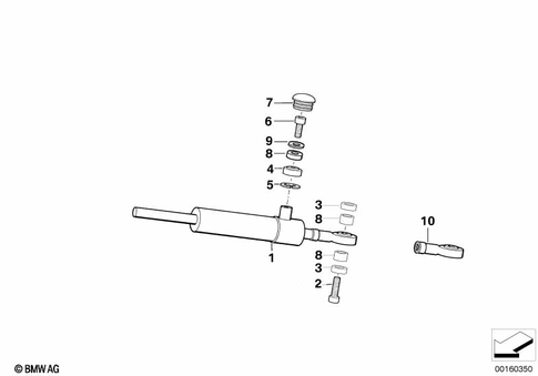 Steering Damper for 1992 BMW-Motorrad K 1 #0