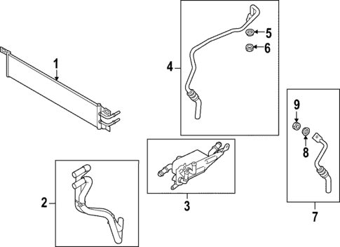 Trans Oil Cooler for 2023 Ford Maverick #0