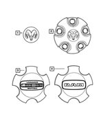 68171981AA - Wheels: Wheel Center Cap for Ram: 1500, 1500 Classic Image