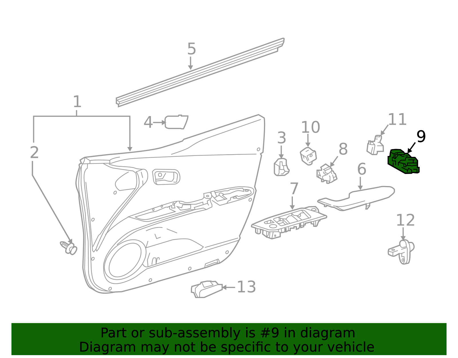 2021-2022 Toyota Window Switch 84040-48210 | Frontier Toyota